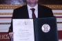 Horváth Sándor a díjjal