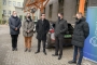 Napelemes autótöltő létesült az Óbudai Egyetemen újrahasznosított elektromos autó akkumulátorokkal