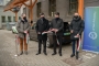 Napelemes autótöltő létesült az Óbudai Egyetemen újrahasznosított elektromos autó akkumulátorokkal
