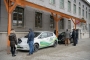 Napelemes autótöltő létesült az Óbudai Egyetemen újrahasznosított elektromos autó akkumulátorokkal